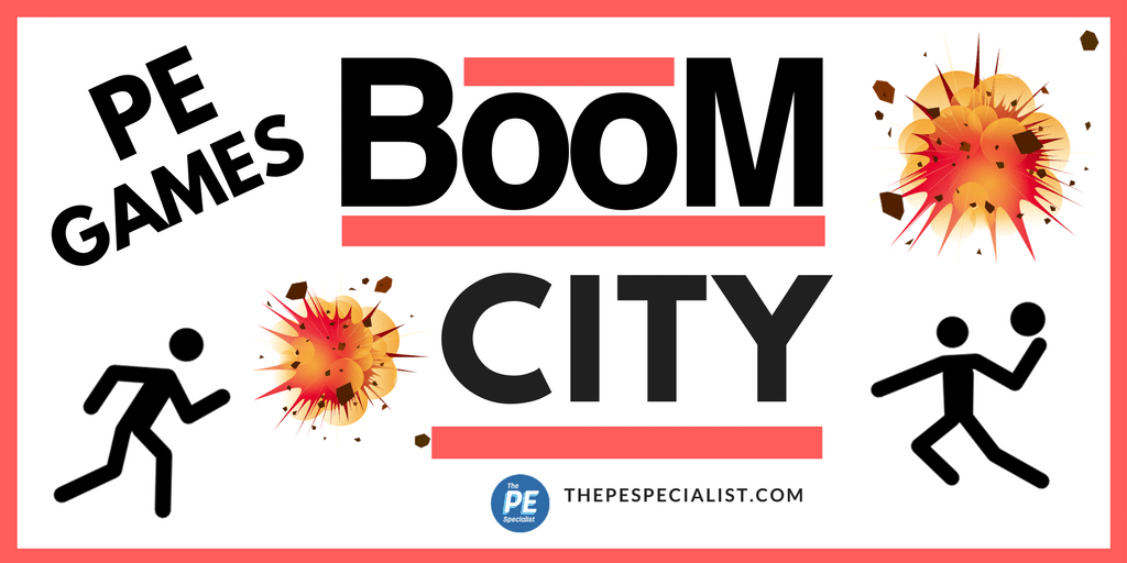 Pe Games Boom City A Super Fun Throwing Activity For Physical Education