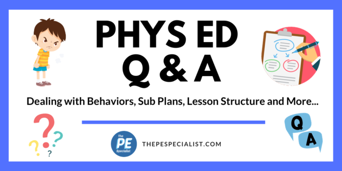 physical education secondary lesson plans